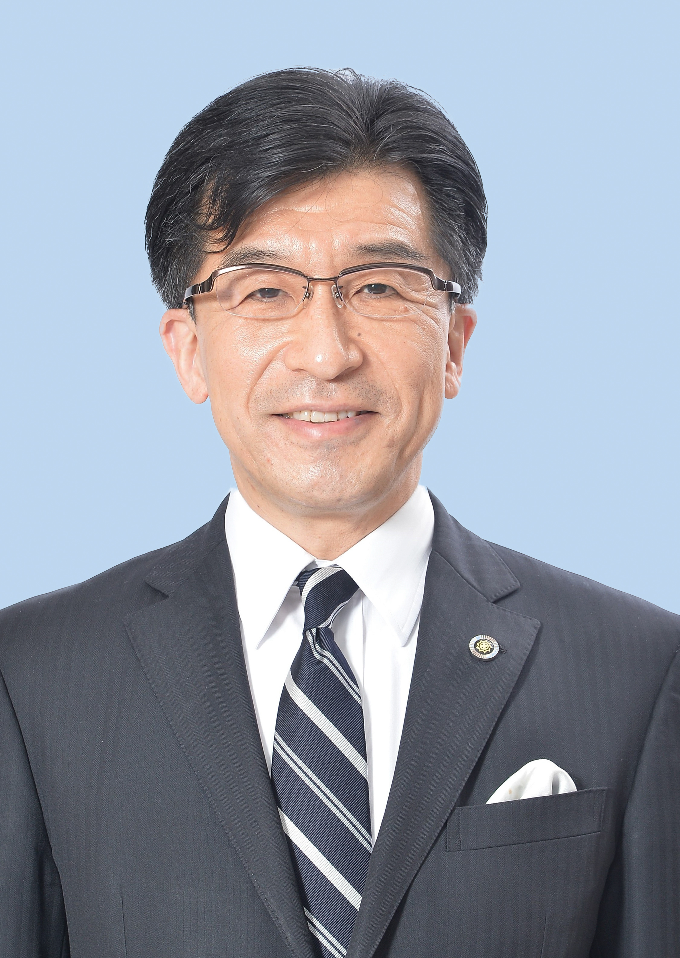 福島市長 木幡 浩 の写真