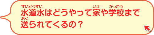 どうやって家や学校まで送られてくるの？