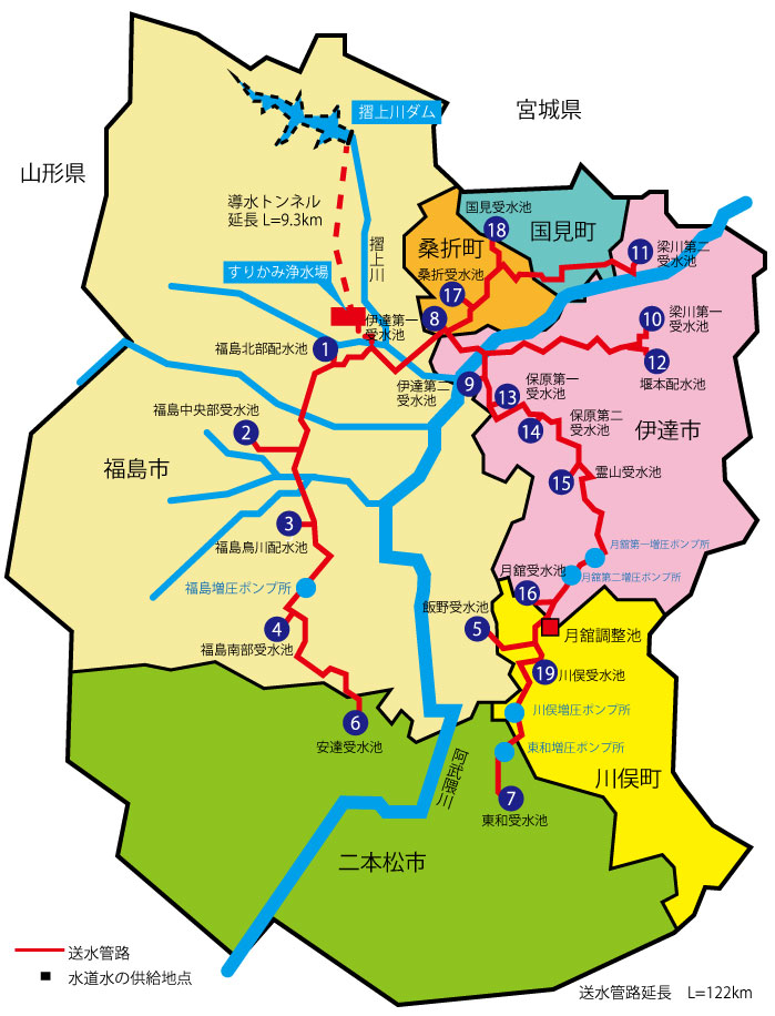 企業団全体計画平面図